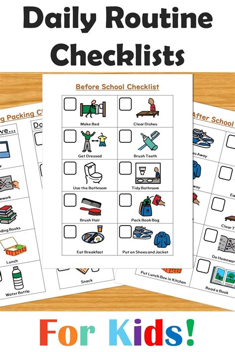 These Printable Pdf Checklists Will Help Your Elementary School Aged