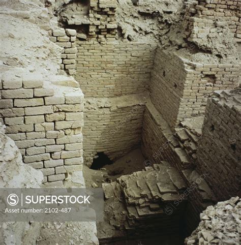 Sumerian Palace Ruins Ur Iraq Superstock