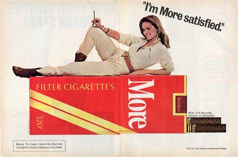 Cigarette More Advertising Pubblicità Vintage Pubblicità Vintage