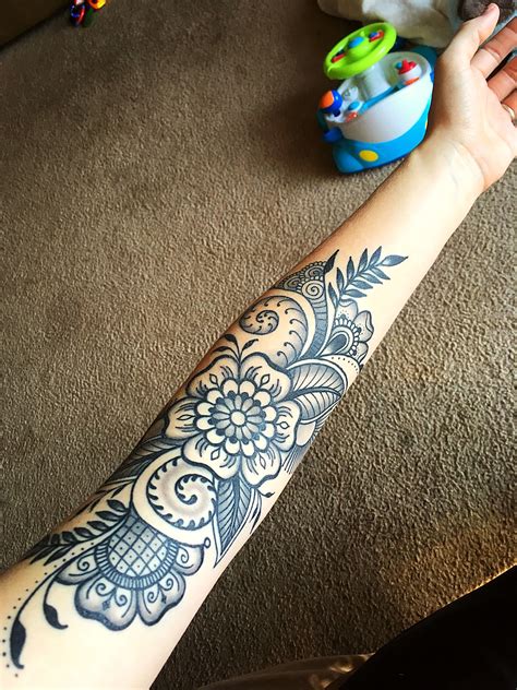 Henna Inspired Tattoo🍯 Henna Inspired Tattoos Shield Tattoo Sleeve