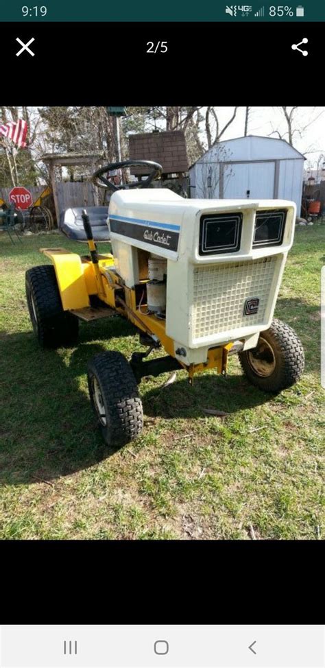 Pair Of Vintage Cub Cadet Garden Tractorlawn Tractor For Sale In Cary