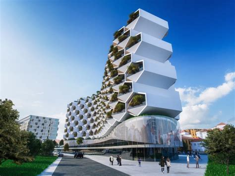 Trees Will Grow On The Balconies Of Istanbuls Honeycomb Like Apartments