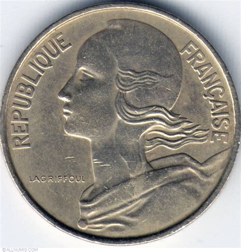 10 Centimes 1968 Fifth Republic 1958 1970 France Coin 910