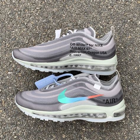 Pk Factory Off White X Nike Air Max 97 “menta” In Stock Now R