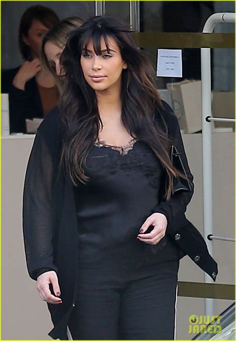 Kim Kardashian Pregnant Paris Getaway With Kanye West Photo 2841978