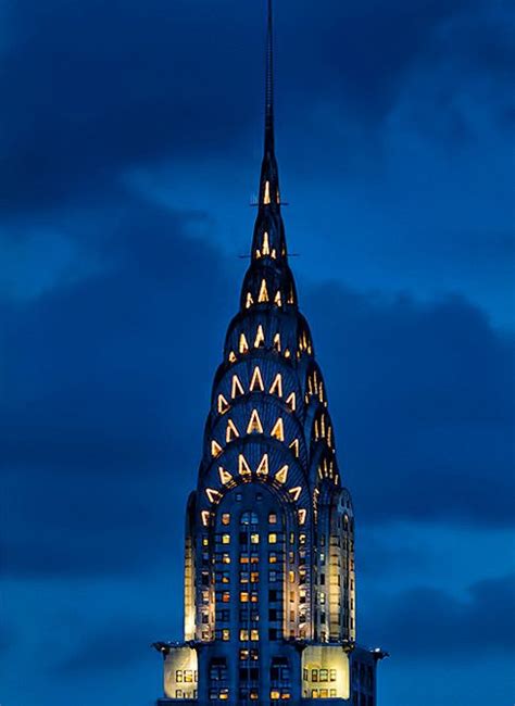 The Beautiful Chrysler Building Against Tonights Twilight Sky Nyc Art