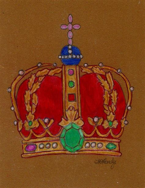 “crown 1013” By Tdhardy Mixed Media On Paper 🔴