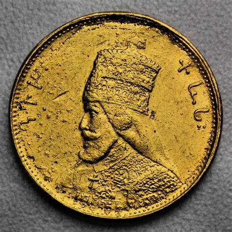 Äthiopische Goldmünzen Äthiopien Gold Wert Informationen