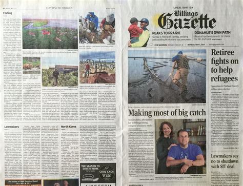 Billings Gazette Front Page | Kwee-Jack Fish Co.
