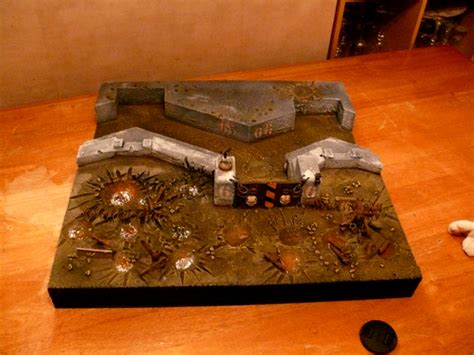 Blasted Board Bunker Crater Game Guard Imperial Modular Terrain