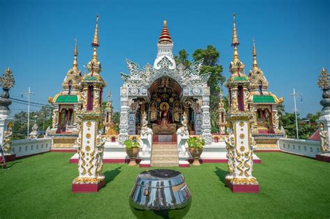 Wat Ming Muang In Chiang Rai Province Thailand Editorial Stock Photo