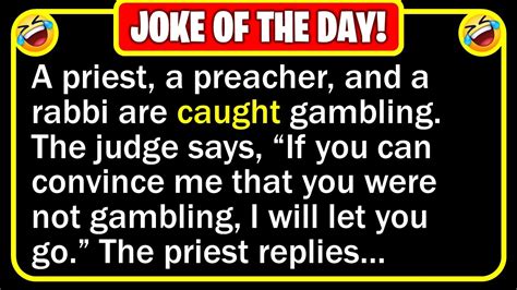 🤣 Best Joke Of The Day One Night A Priest A Preacher And A Rabbi Are Funny Daily