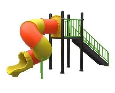 Red Fibreglass Tunnel Spiral Slide Age Group 0 12 Years At Rs 81000