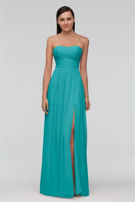 Strapless Sweetheart Long Bridesmaid Gowns Uk Budget Bridesmaid Uk