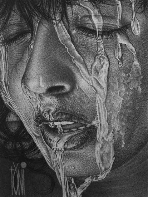 Wet Face By Toniart57 On Deviantart Wet Face Realistic Pencil