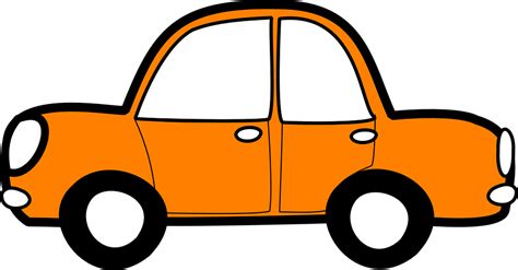 Car Orange Vehicle Free Vector Graphic On Pixabay
