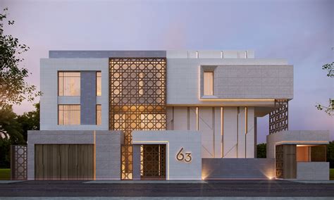 880 M Private Villa Kuwait Sarah Sadeq Architects Facade House