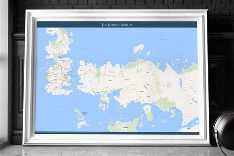 The Known World Got Westeros Essos Map On Behance