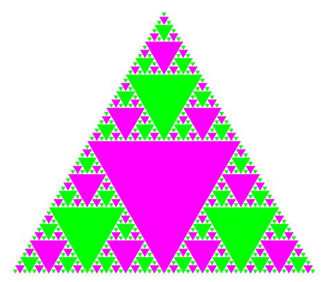 Fun Math Art Pictures Benice Equation Sierpinski Triangle Using