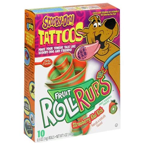 I See Your Shaped Fruit Roll Ups And Raise You Tattoo Fruit Roll Ups