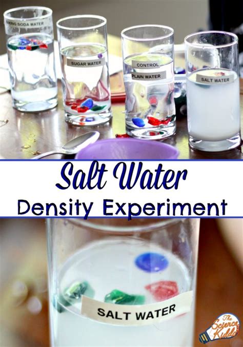 Salt Water Experiment Ocean Science For Kids The Science Kiddo