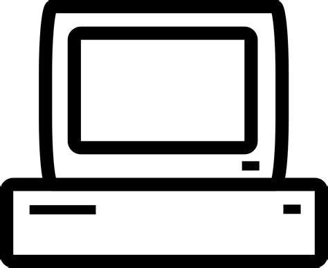Computer Icon Png Black 397993 Free Icons Library
