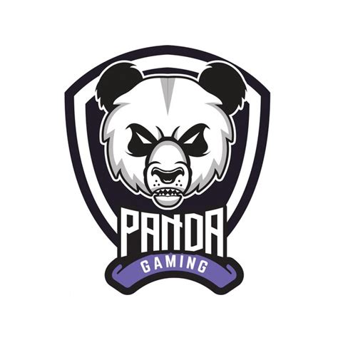 Panda Gaming Logo Premium Vector