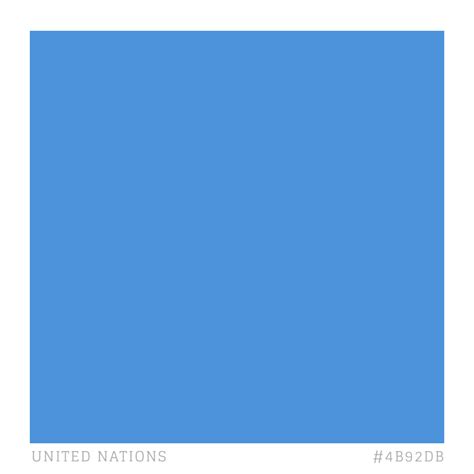 United Nations Pantone Colour Palettes Brand Colors Colour Pallete