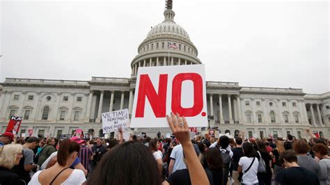 Protests On Capitol Hill As Senators Vote Ctv News