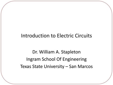 Ppt Introduction To Electric Circuits Powerpoint Presentation Free