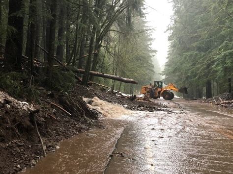 Flooding Mudslides And Road Closures In Pierce County Thursday