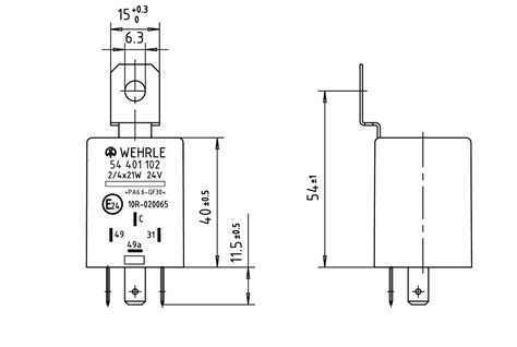 6v Flasher Relay 3 Pin Wiring Diagram Relay Wiring Diagram Tyco Circuit