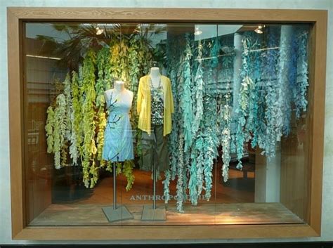 Anthropologie Yellow To Teal Wisteria Flowers Summer