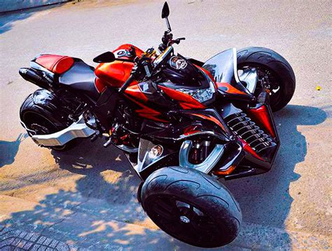 Kawasaki Z1000 Reverse Trike Motosaigonvnz1000 Do 3 Banh V2