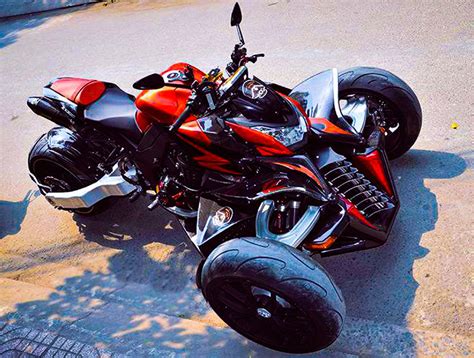 Kawasaki fs 5.5b elektrikli scooter. Kawasaki Z1000 Reverse Trike. http://motosaigon.vn/z1000 ...