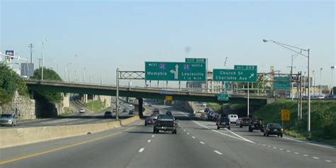 Wb I 40nb I 65 Near Their Stack Interchange On The Northwest Side Of