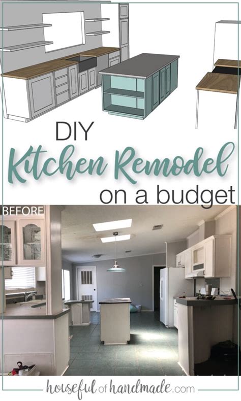 Diy Kitchen Remodel Plan Houseful Of Handmade