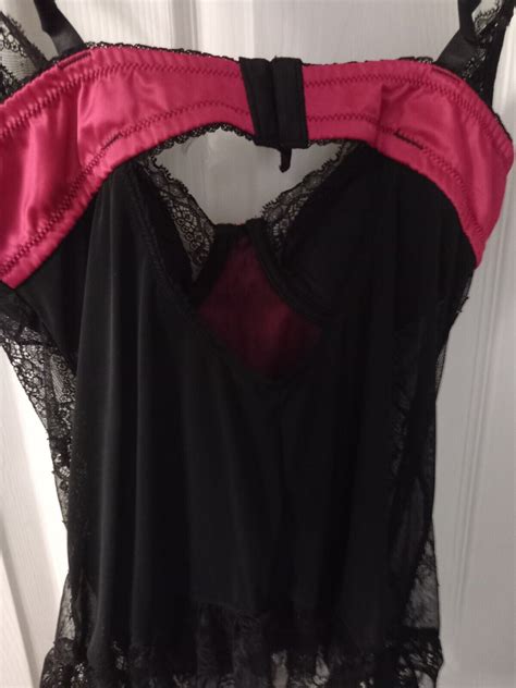Box 731 Ladies Sexy Outfit New Look Pink Black 36c Ebay