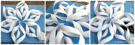 How To Make A Snowflake Chain How To Make A Paper Snowflake Chain