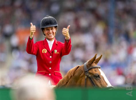 5th olympic games participant, 23rd participant. Luciana Diniz wint pittig 1,50m met Fit For Fun - Horses.nl