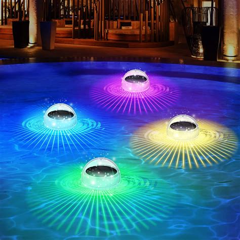 Solar Floating Pool Lightspool Lights That Float With Rgb Color