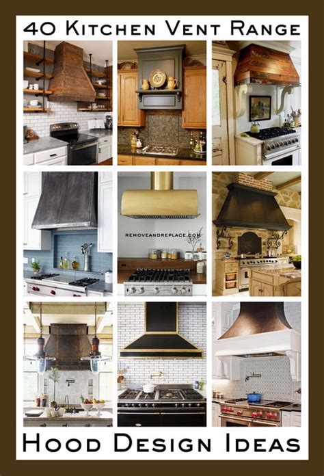 Many come in different colors and made of different materials. 40 Kitchen Vent Range Hood Designs And Ideas