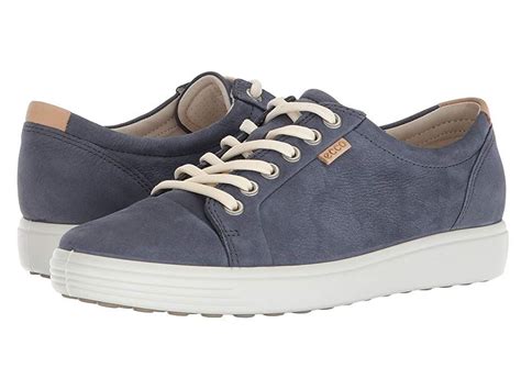 Ecco Soft 7 Sneaker Ombre Cow Nubuck Womens Lace Up Casual Shoes
