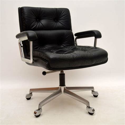 Explore 89 listings for retro office chair uk at best prices. Retro Leather Swivel Desk Chair by Girsberger Vintage 1960 ...
