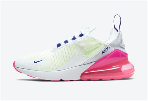 Nike Air Max 270 White Blue Green Pink Dh0252 100 Release Date Info