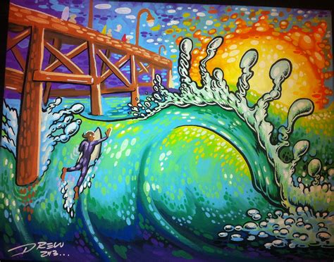 20 Pieces 20 Days The Pier Day 5 Drew Brophy Surf Lifestyle Art