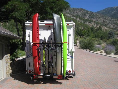 Vertical Yakups Brand Rv Kayak Carrier For Bikes Kayaks Paddleboards