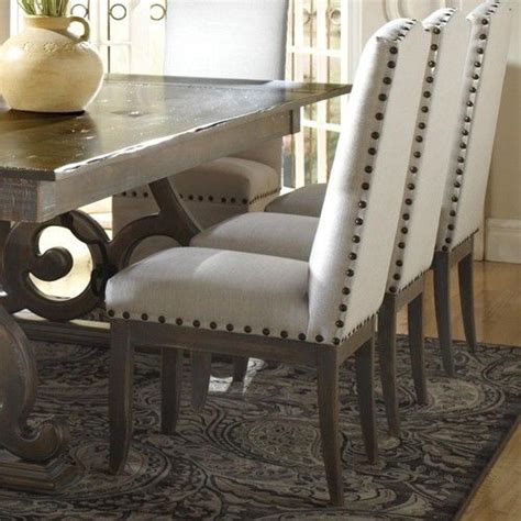 Tufted Dining Chairs With Nailheads Hurne August