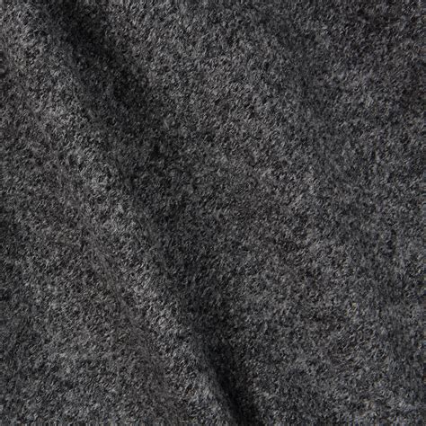 Thick Boiled Wool Grey Melange Bloomsbury Square Dressmaking Fabric