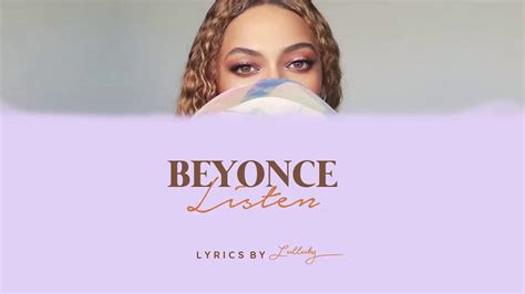Beyoncé Listen Lyrics Youtube